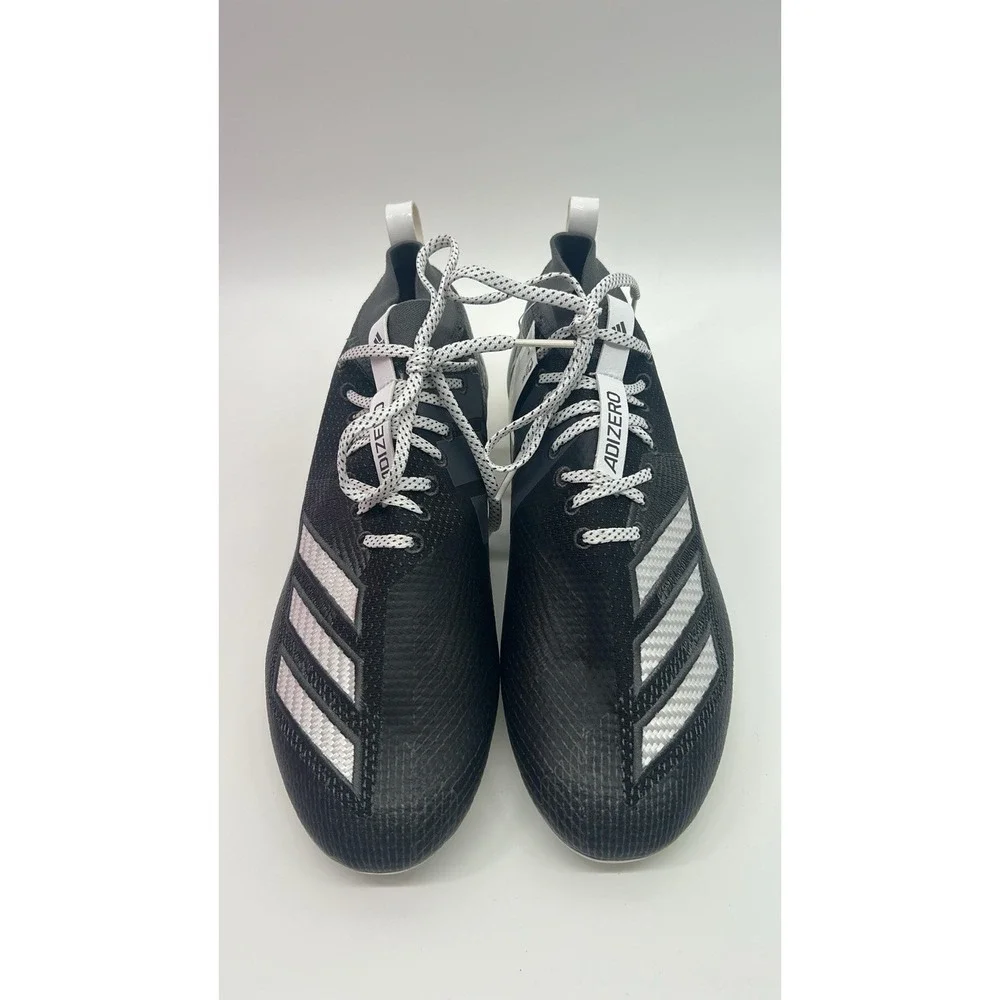 NEW Adidas Adizero 8.0 Football‎ Cleats Black Grey White F36586 Men Size 10.5